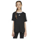 Adidas Παιδική κοντομάνικη μπλούζα Essentials 3-Stripes Boyfriend Tee Adidas Παιδική κοντομάνικη μπλούζα Essentials 3-Stripes Boyfriend Tee